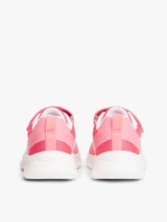 Logo Hook And Loop Trainers — Pink 4