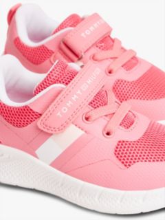 Logo Hook And Loop Trainers — Pink 6