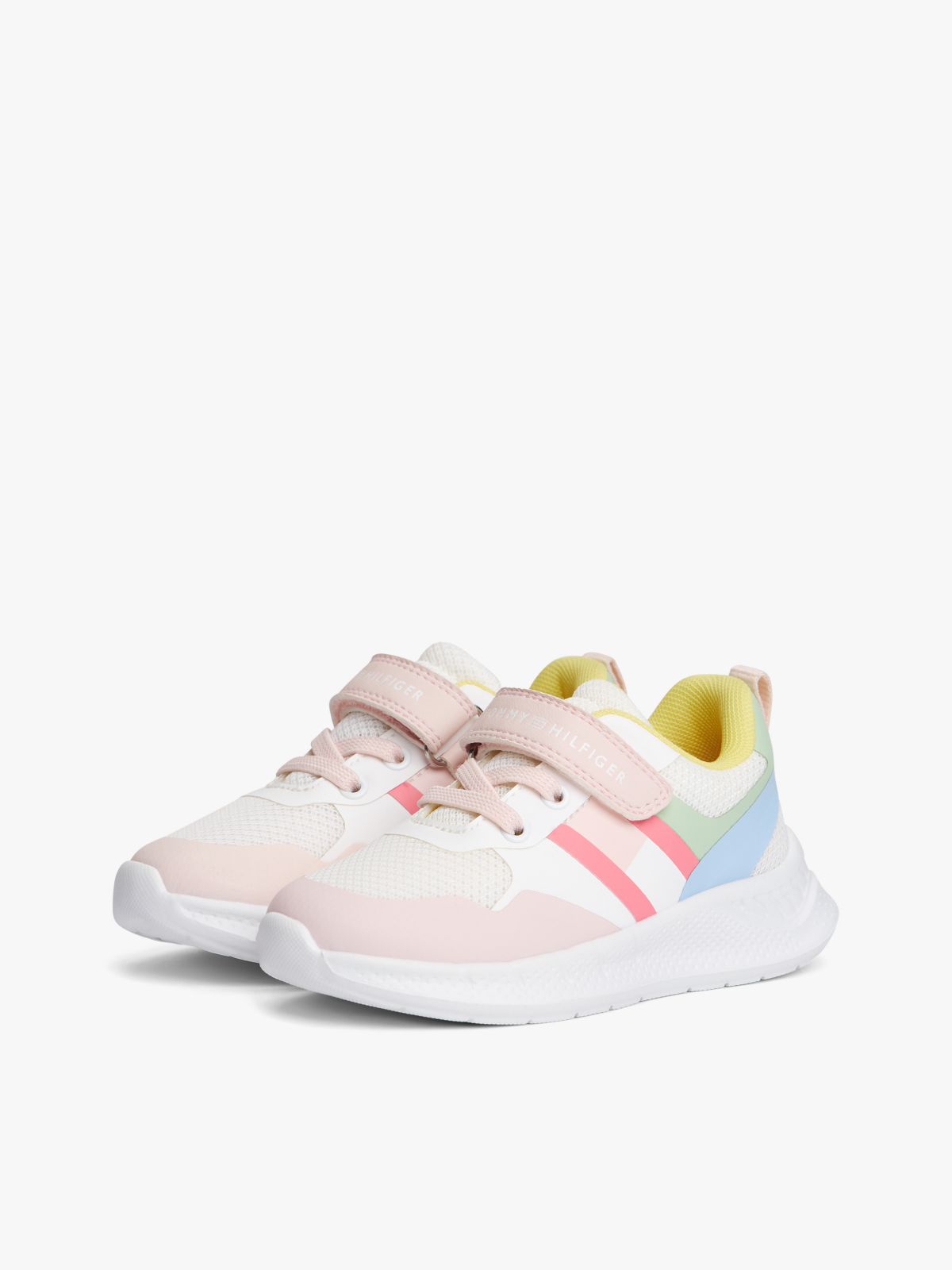 Logo Hook And Loop Trainers — Multi