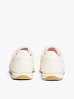 Logo Serrated Trainers — Beige 4