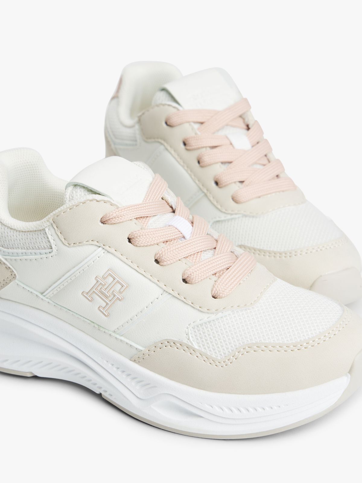 TH Monogram Chunky Trainers — White
