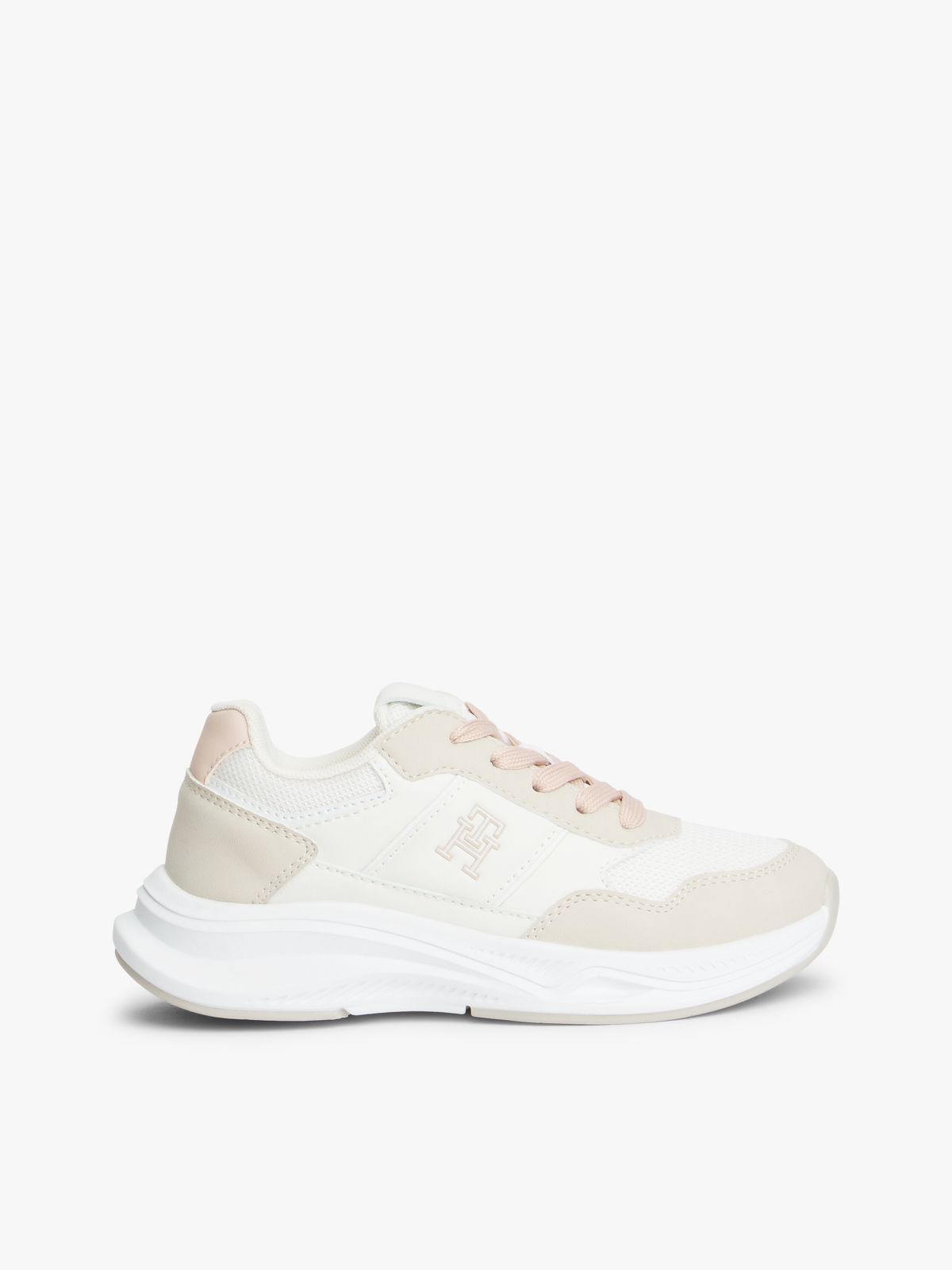 TH Monogram Chunky Trainers — White