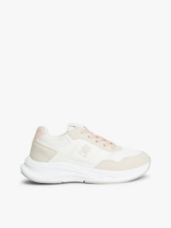 TH Monogram Chunky Trainers — White 1