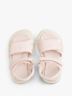 TH Monogram Hook And Loop Sandals — Pink 3