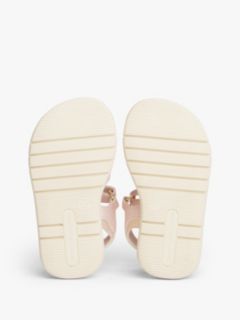 TH Monogram Hook And Loop Sandals — Pink 5
