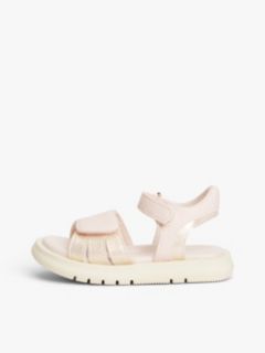 TH Monogram Hook And Loop Sandals — Pink 7