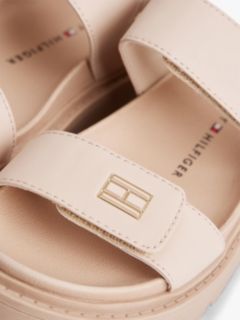 Chunky Cleat Hook And Loop Sandals — Pink 6