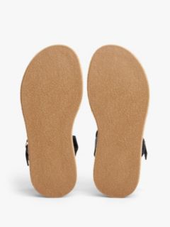 Jute TH Monogram Platform Sandals — Black 5