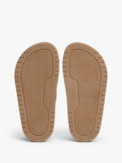 Suede Leopard Print Hook And Loop Sandals — Beige 5