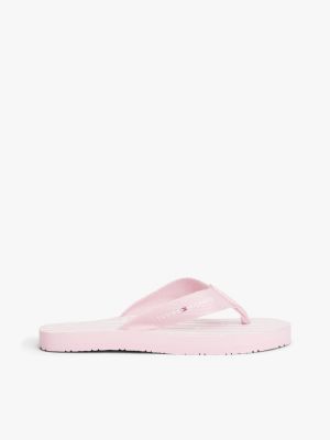 tongs à motif étoiles et rayures pink pour filles tommy hilfiger