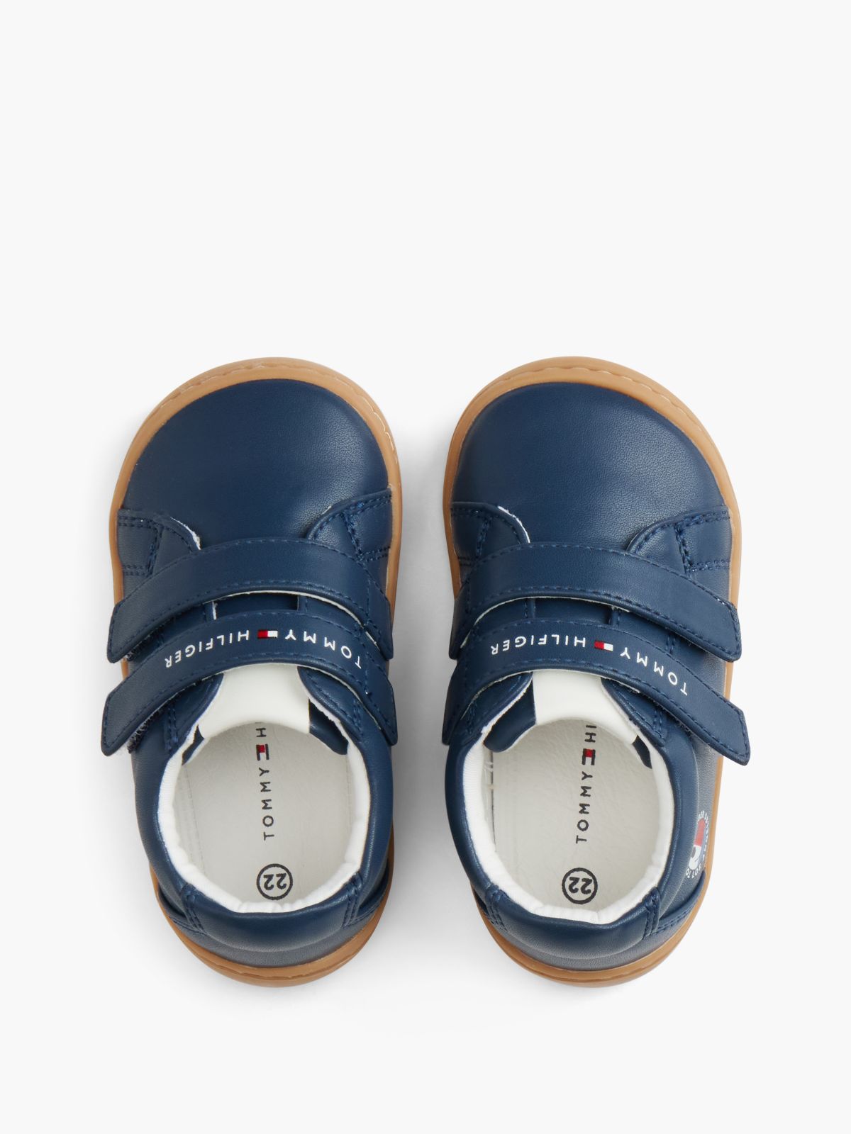 Logo Graphic Mid-Top Trainers — Blue