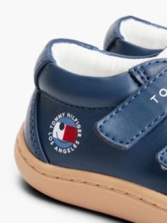 Logo Graphic Mid-Top Trainers — Blue 6