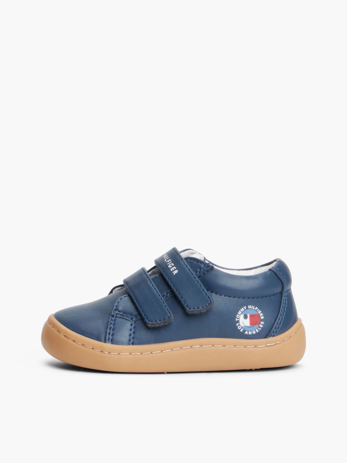Logo Graphic Mid-Top Trainers — Blue