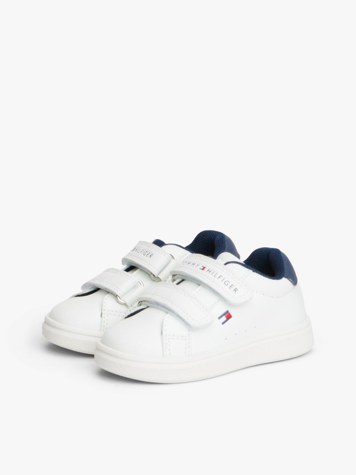Flag Hook And Loop Trainers — White