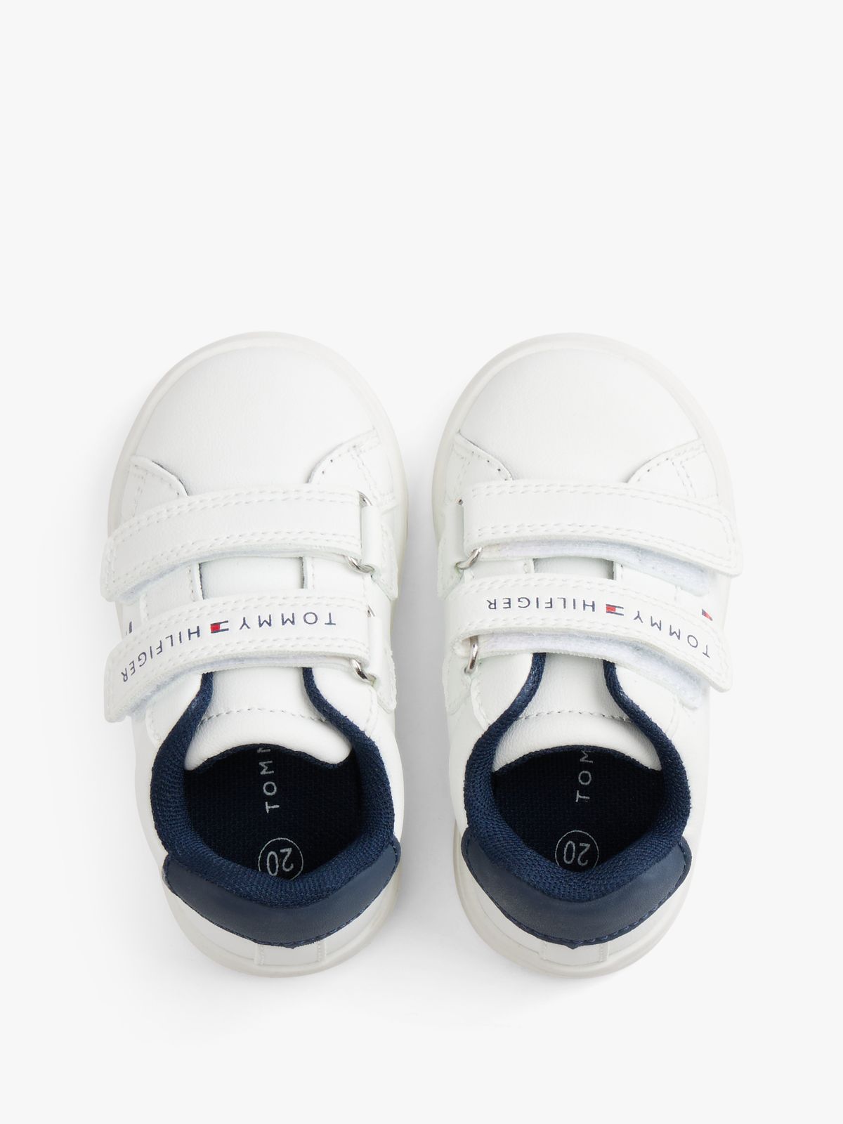 Flag Hook And Loop Trainers — White
