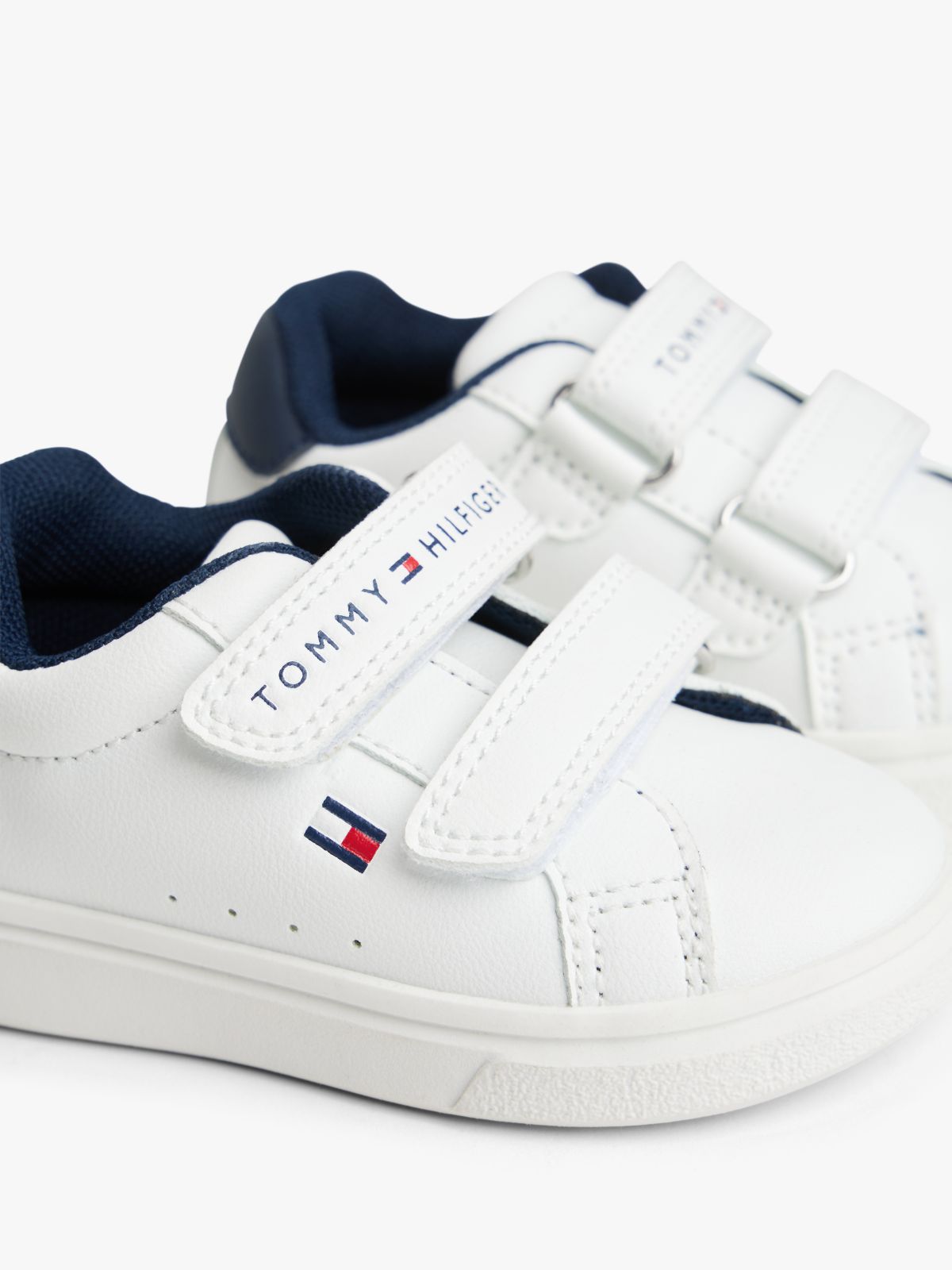 Flag Hook And Loop Trainers — White