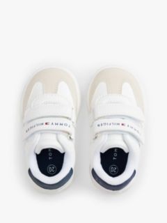 Tonal Flag Hook And Loop Trainers — Beige 3