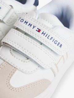 Tonal Flag Hook And Loop Trainers — Beige 6
