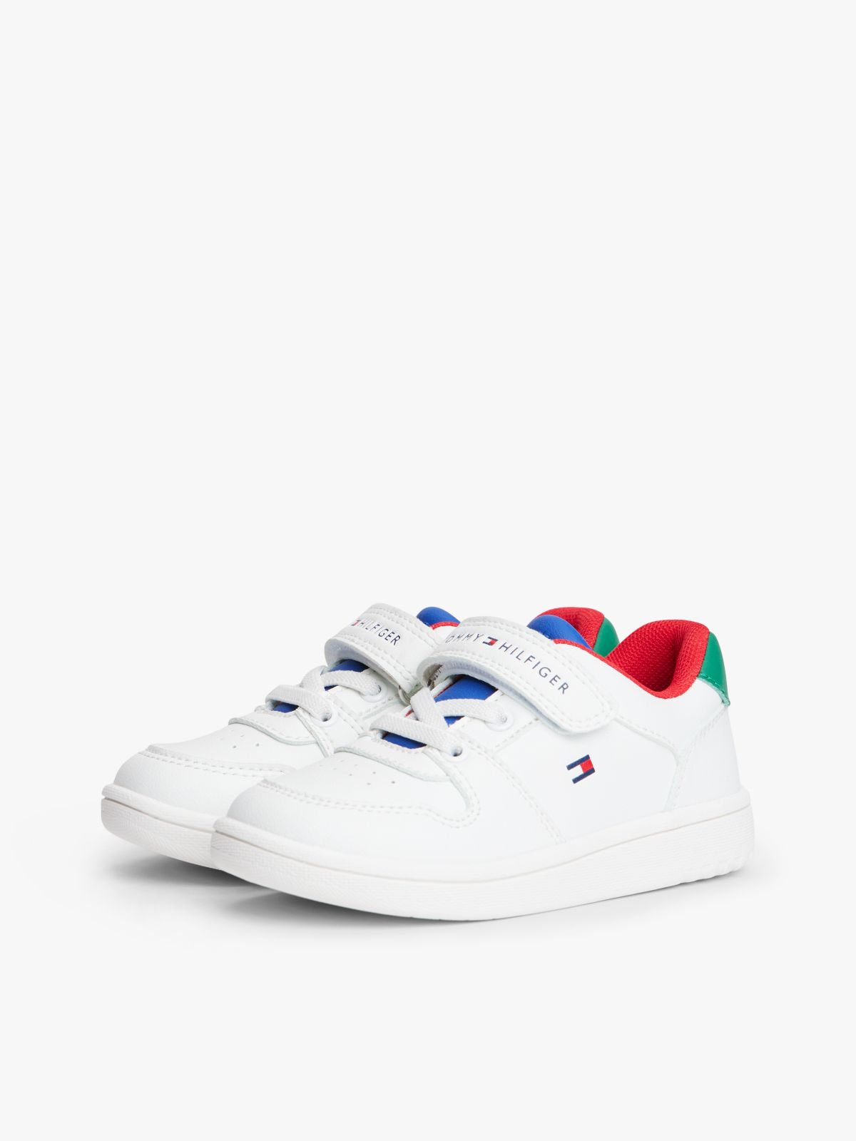 Logo Colour-Pop Hook And Loop Trainers — Multi