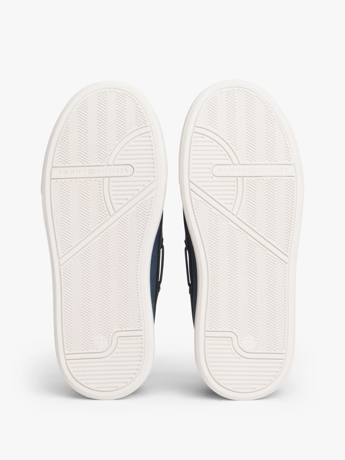 Flag Topstitch Boat Shoes — Blue