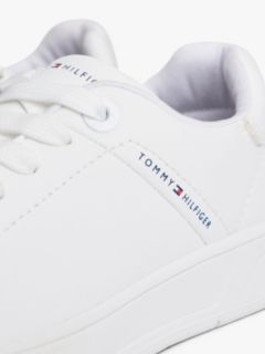 Logo Zip-Up Trainers — White 6
