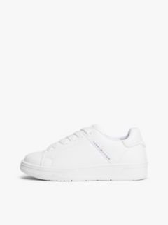 Logo Zip-Up Trainers — White 7