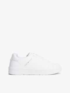 Logo Zip-Up Trainers — White 1