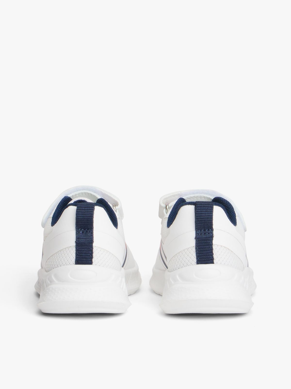 Hook And Loop Mesh Trainers — White