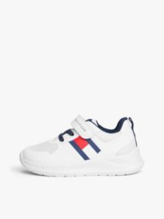 Hook And Loop Mesh Trainers — White 7