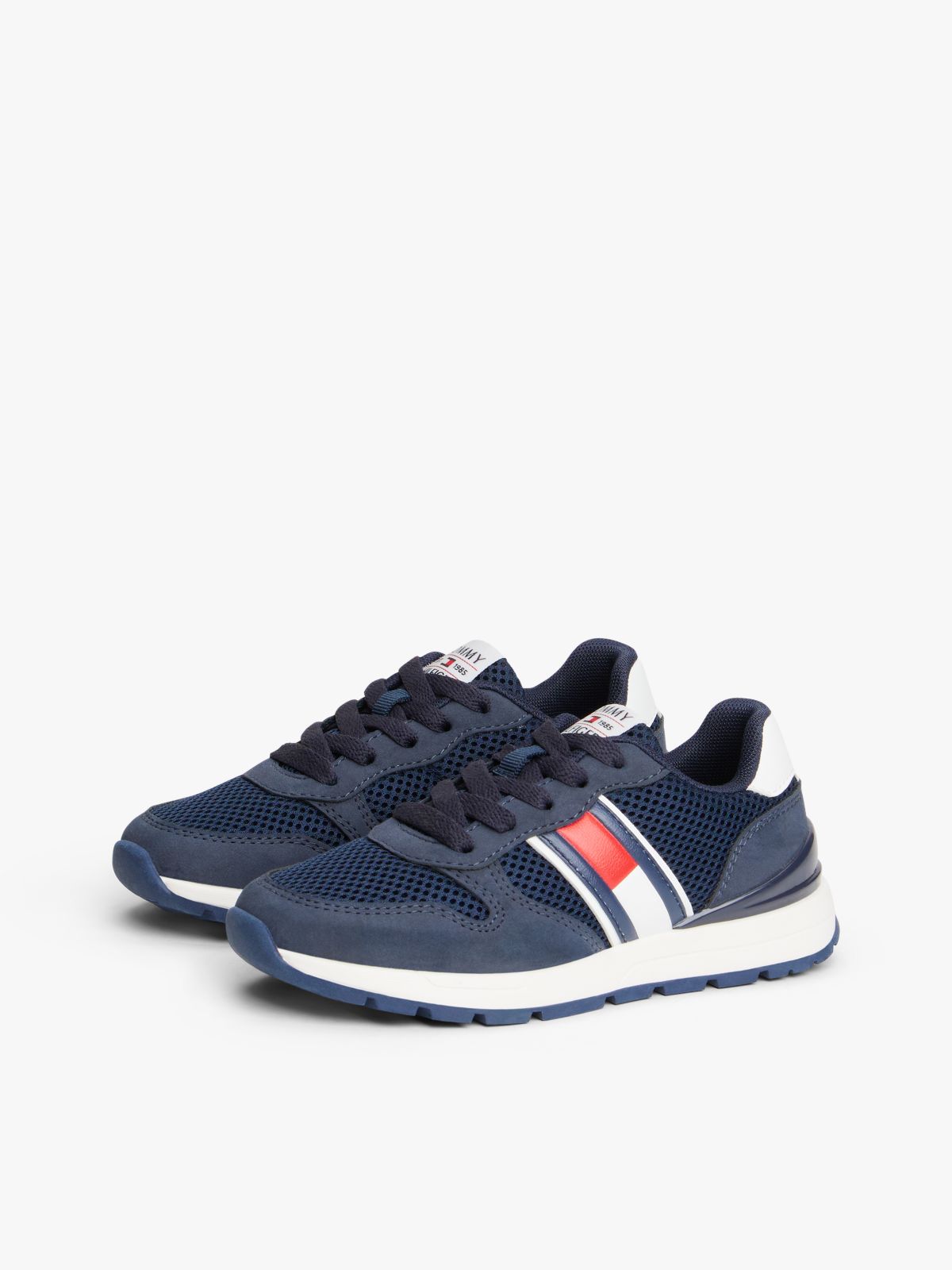 Flag Mesh Trainers — Blue