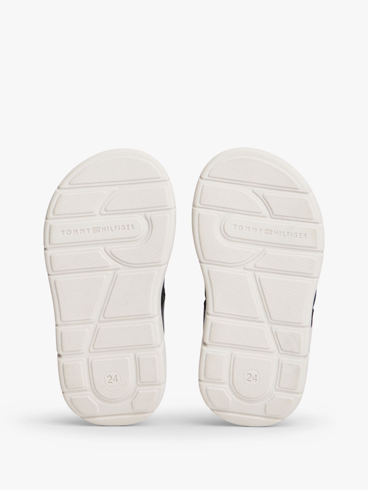 Flag Double Hook And Loop Sandals — Blue