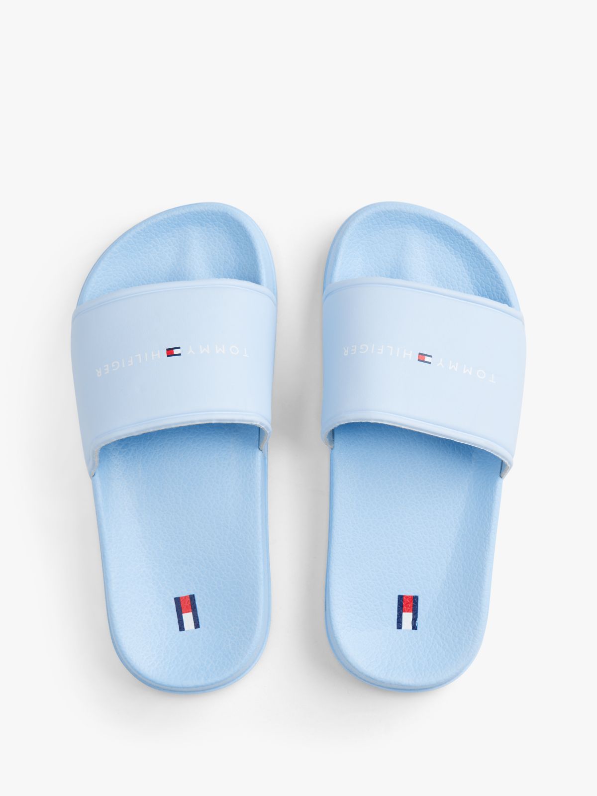Logo Pool Slides — Blue