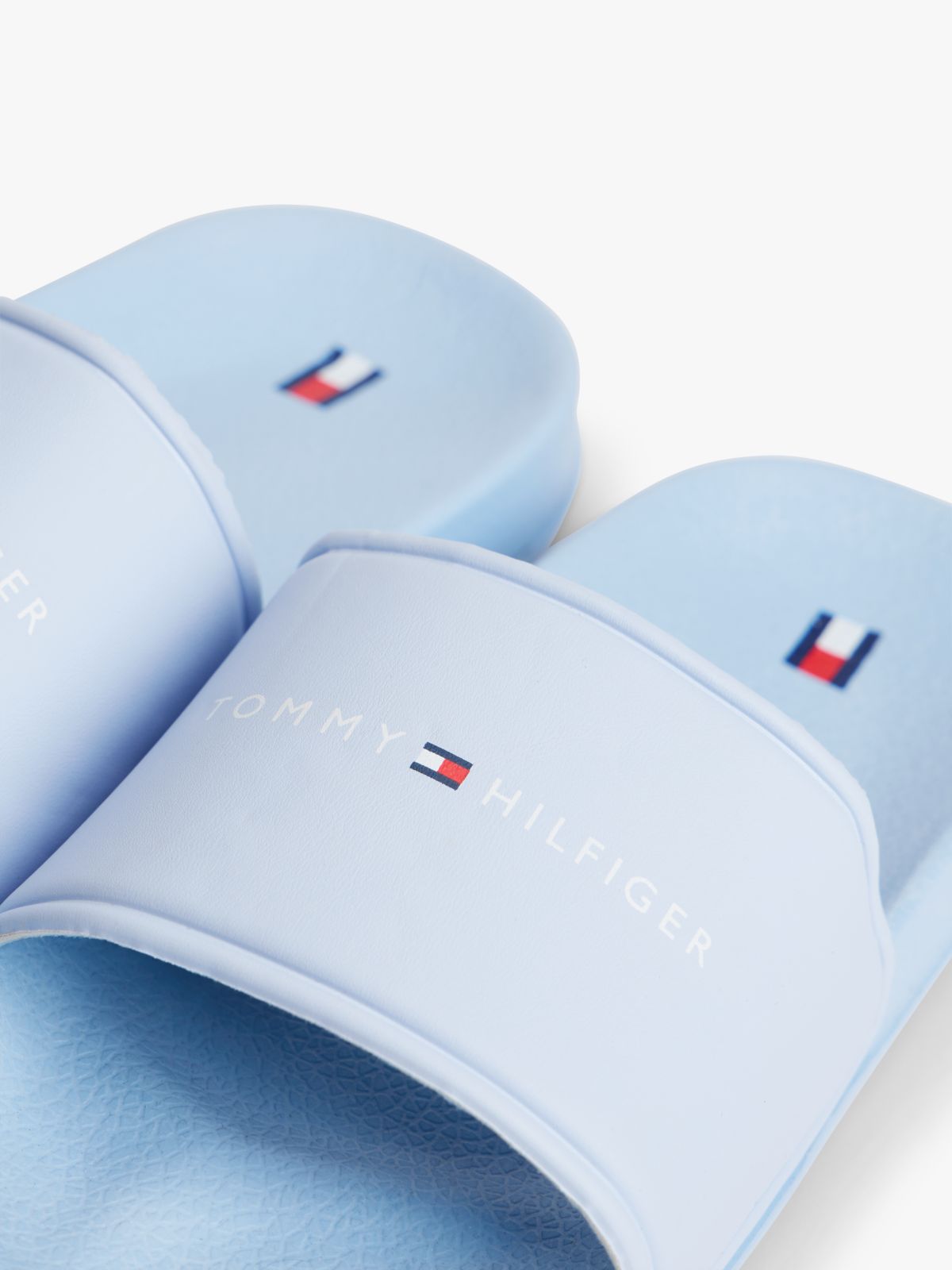Logo Pool Slides — Blue