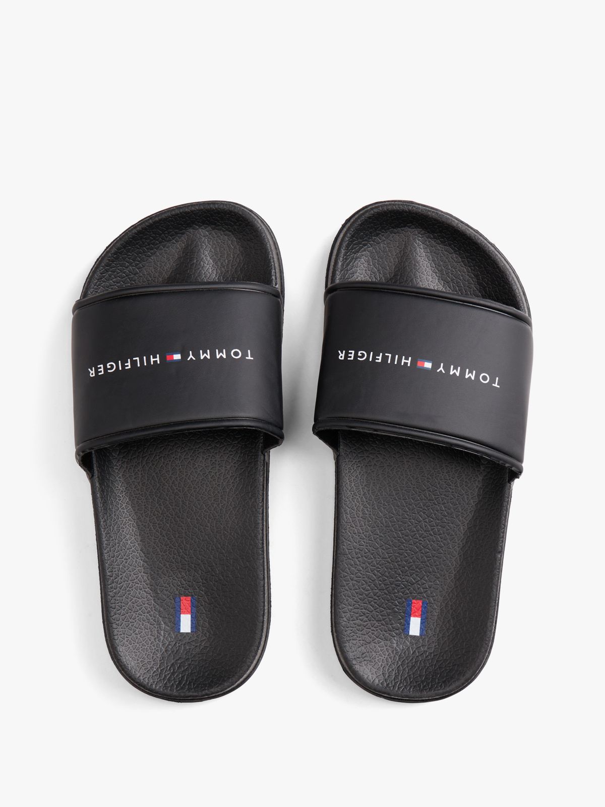 Logo Pool Slides — Black