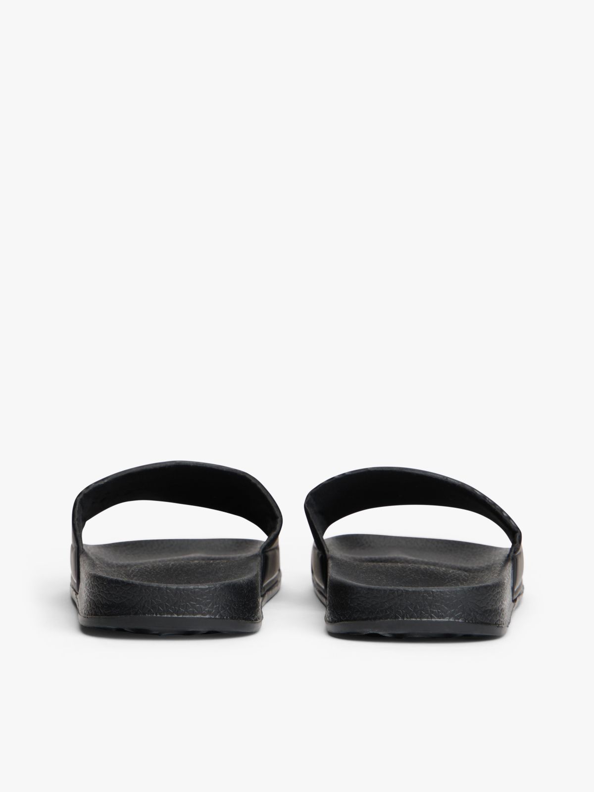 Logo Pool Slides — Black