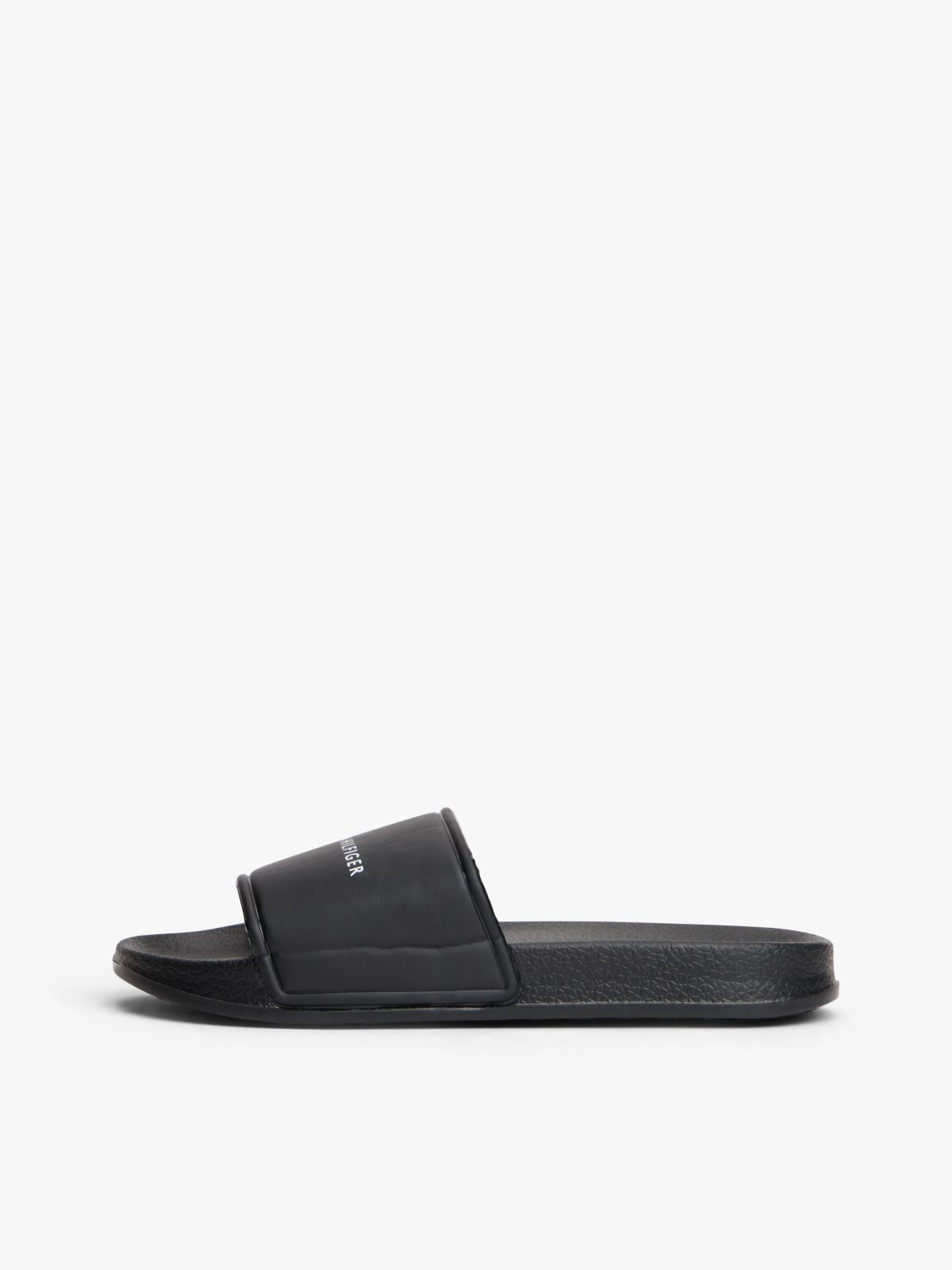 Logo Pool Slides — Black