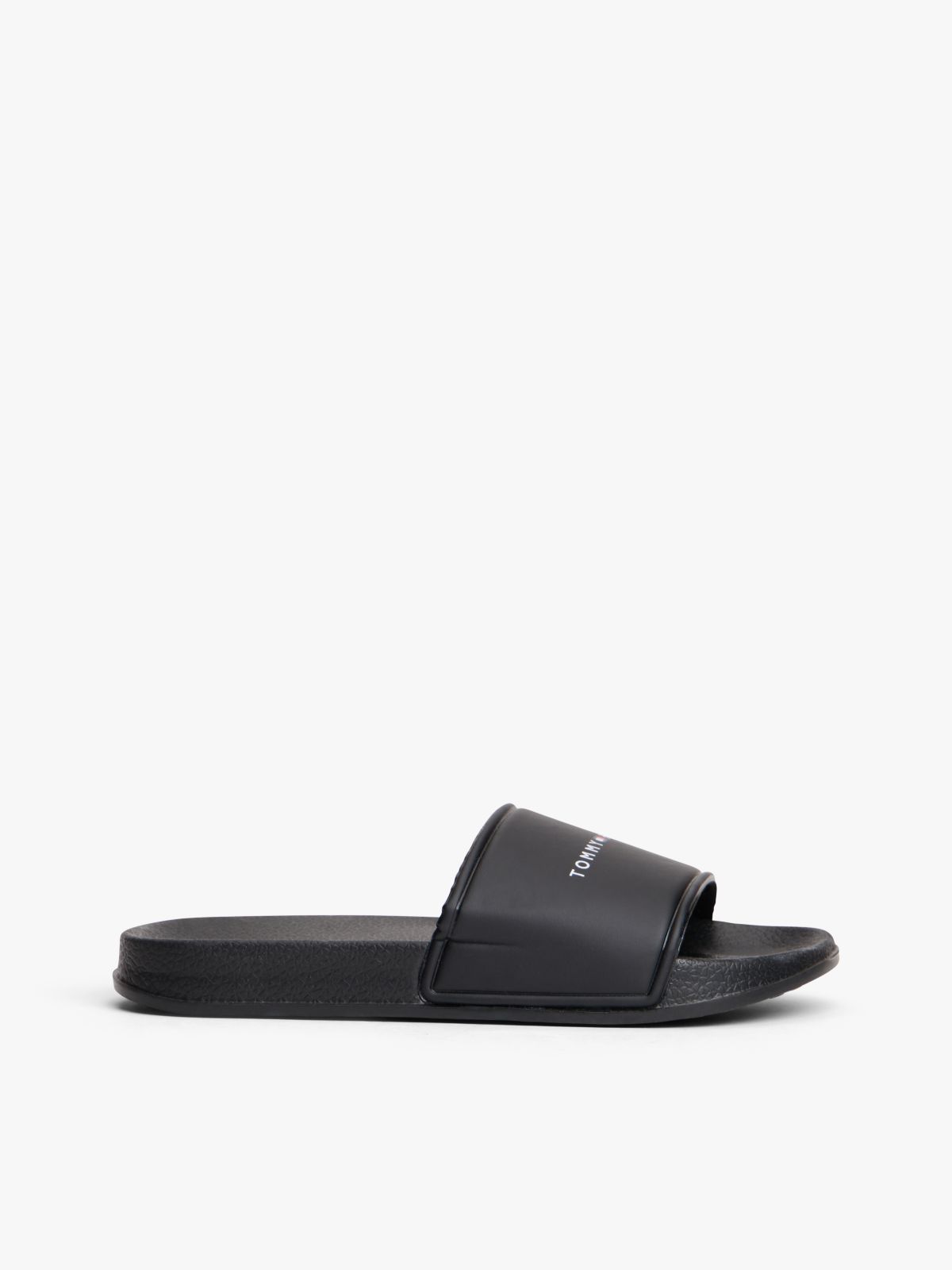 Logo Pool Slides — Black