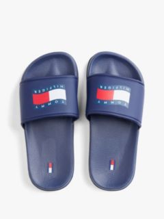 Wavy Flag Pool Slides — Blue 3