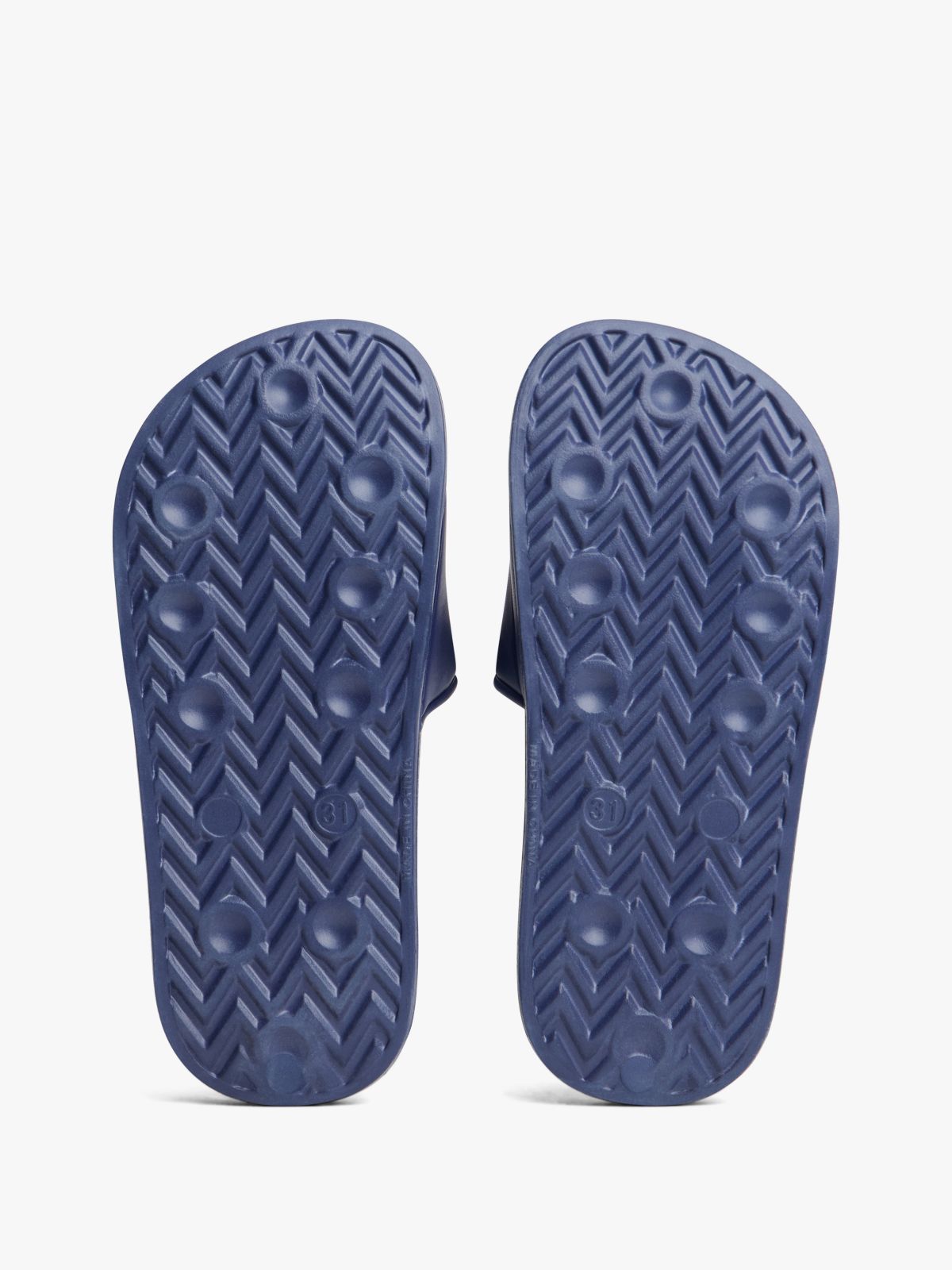 Wavy Flag Pool Slides — Blue
