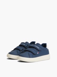 Logo Hook And Loop Trainers — Blue 2