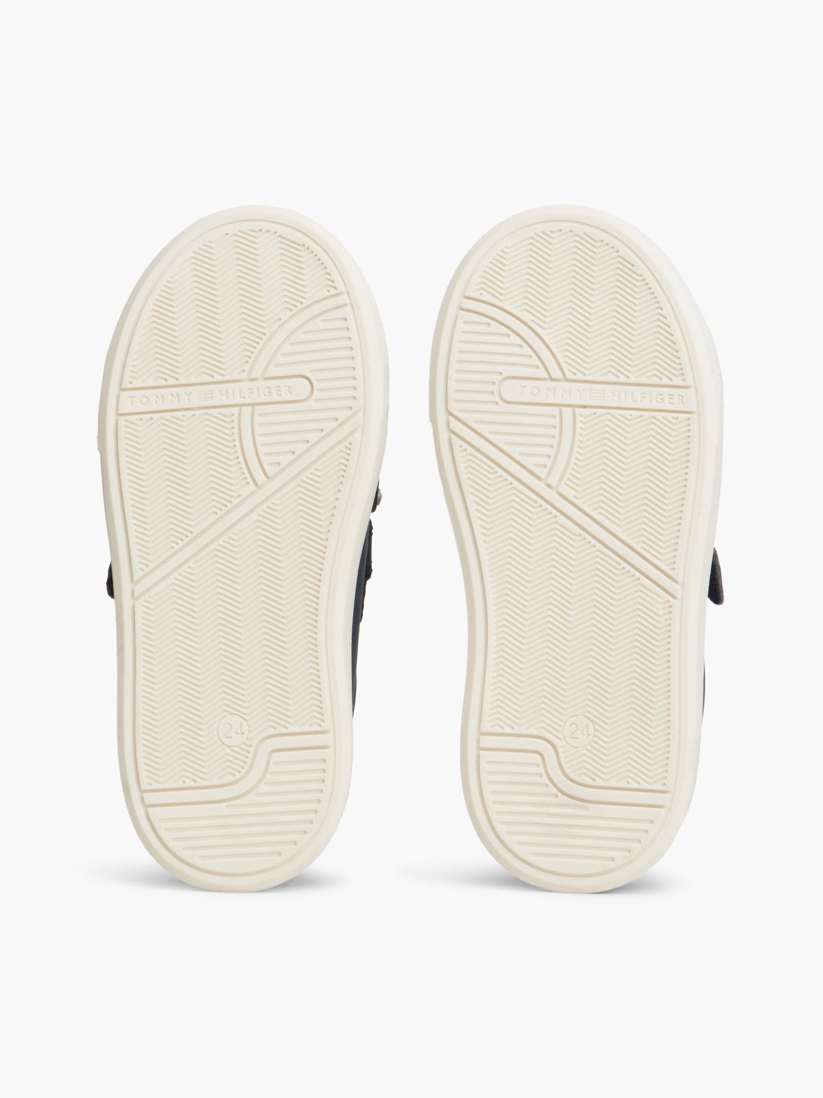 Logo Hook And Loop Trainers — Blue