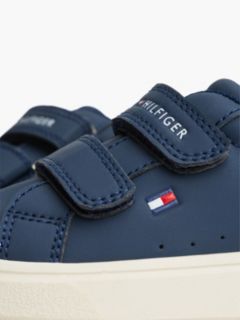 Logo Hook And Loop Trainers — Blue 6