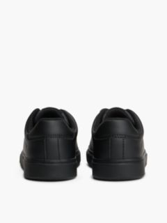 Flag Logo Lace-Up Trainers — Black 4