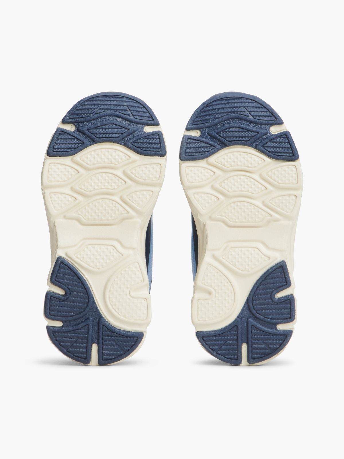 Logo Hook And Loop Trainers — Blue
