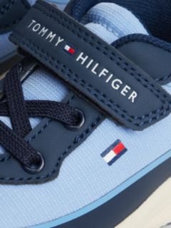Logo Hook And Loop Trainers — Blue 6