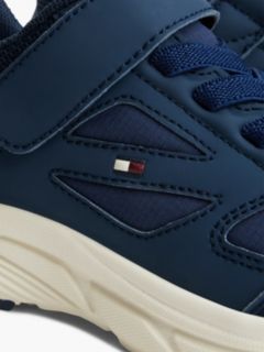 Tonal Hook And Loop Ripstop Trainers — Blue 6