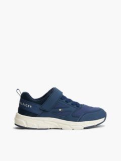 Tonal Hook And Loop Ripstop Trainers — Blue 1