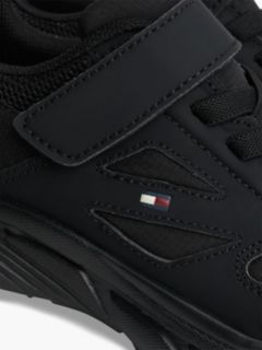 Tonal Hook And Loop Ripstop Trainers — Black 6