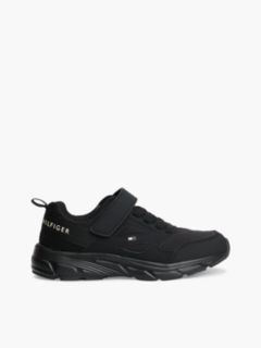 Tonal Hook And Loop Ripstop Trainers — Black 1