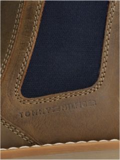 Leather Cleat Chelsea Boots — Green 6